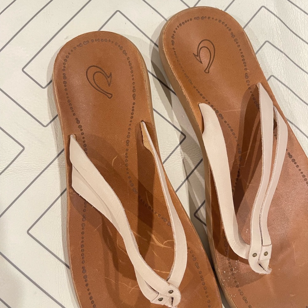 OluKai Leather Thong Sandals - Picture 3 of 11